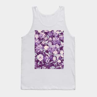 Floral Pattern Polygon style: Polygonal Petal Symmetry Tank Top